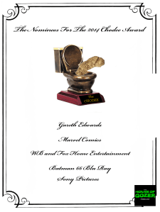 cHODEE AWARD NOMS